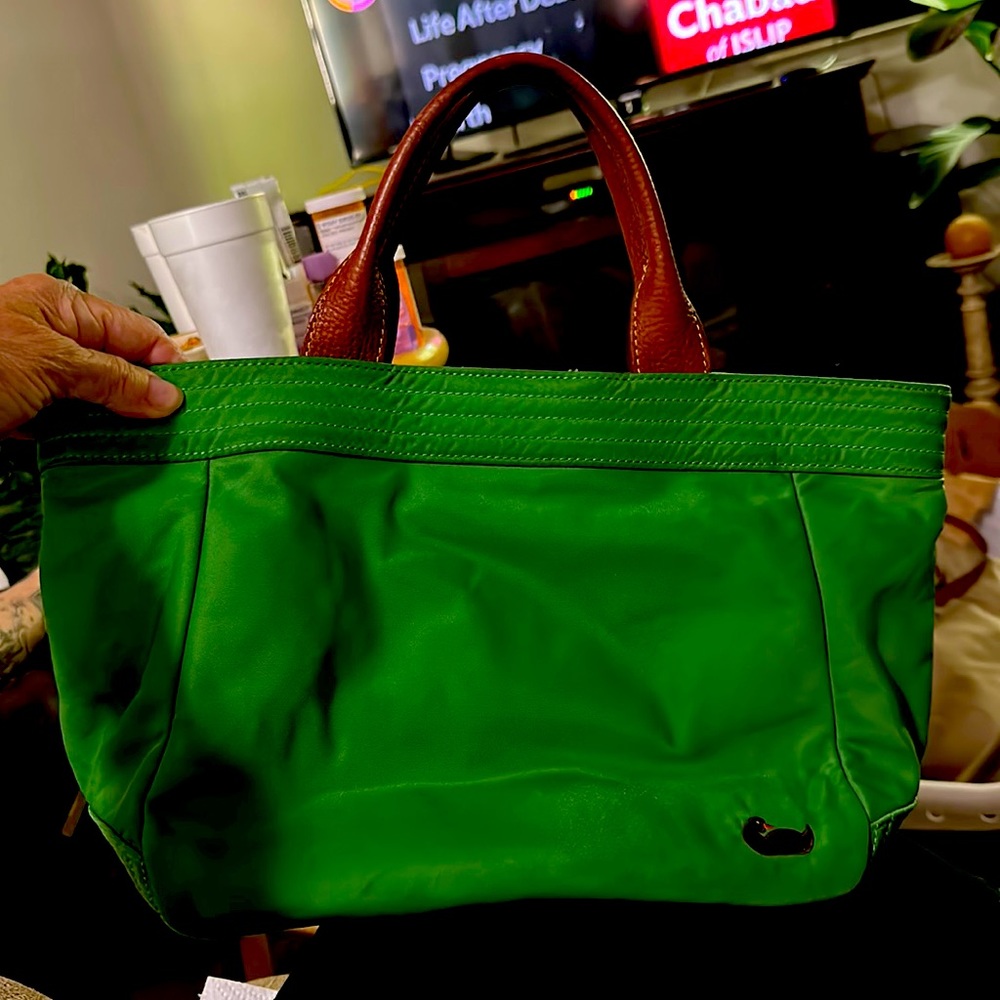 Dooney & Bourke Green tote purse.